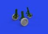 Eduard 648934 J-35 Draken wheels Type 1 HASEGAWA 1/48